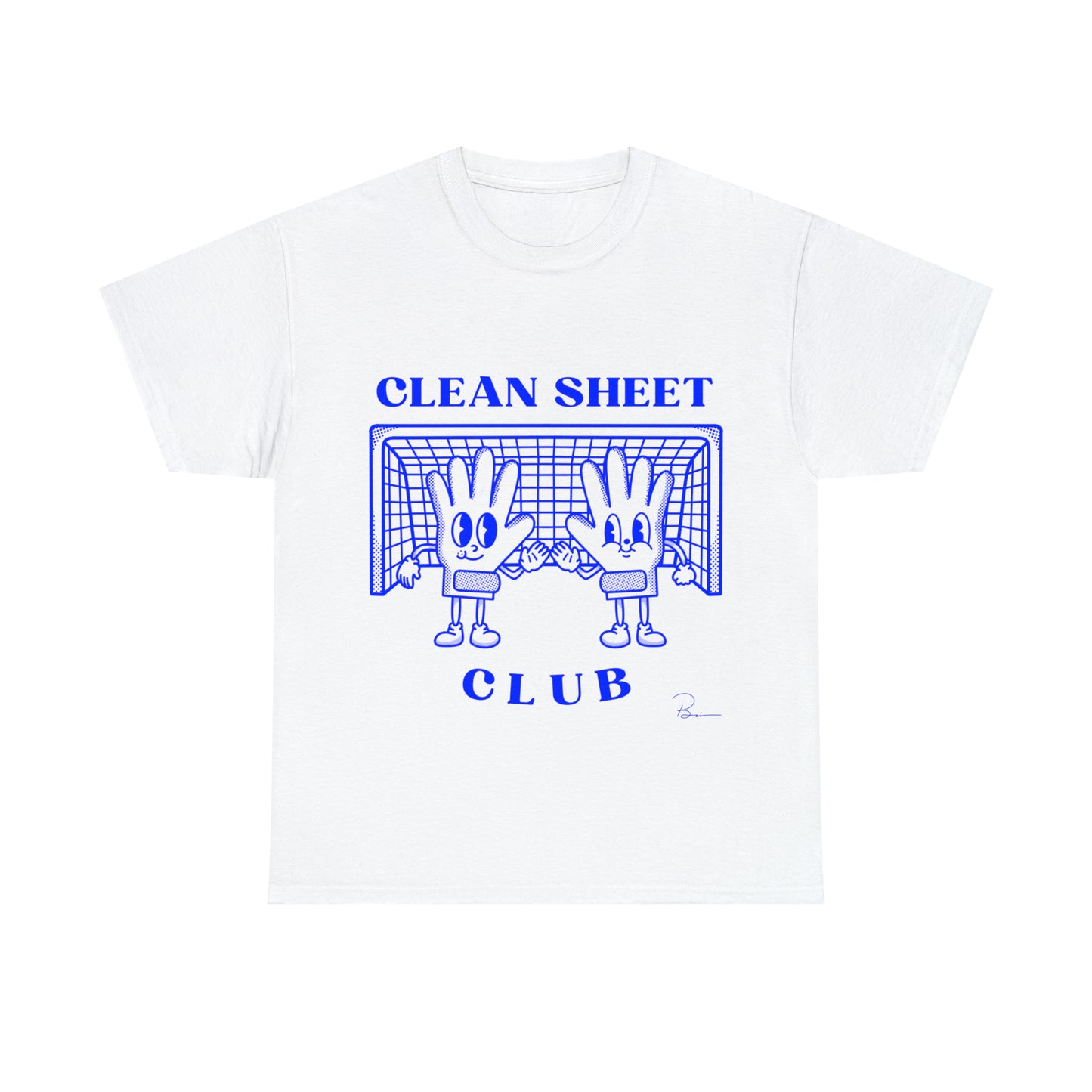 Clean Sheet Club Tee, Blue