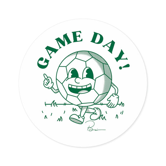 Game Day Sticker, Green